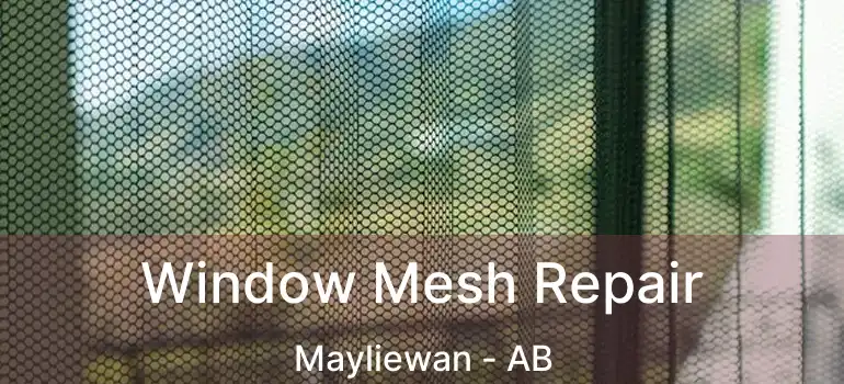  Window Mesh Repair Mayliewan - AB