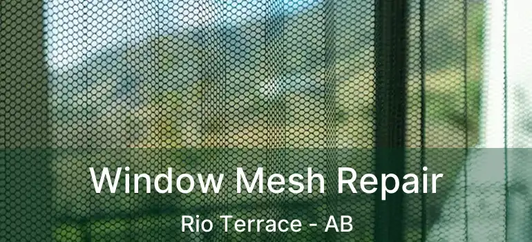  Window Mesh Repair Rio Terrace - AB