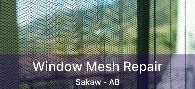  Window Mesh Repair Sakaw - AB