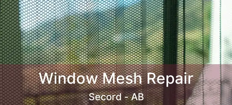  Window Mesh Repair Secord - AB