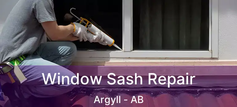  Window Sash Repair Argyll - AB