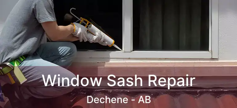  Window Sash Repair Dechene - AB