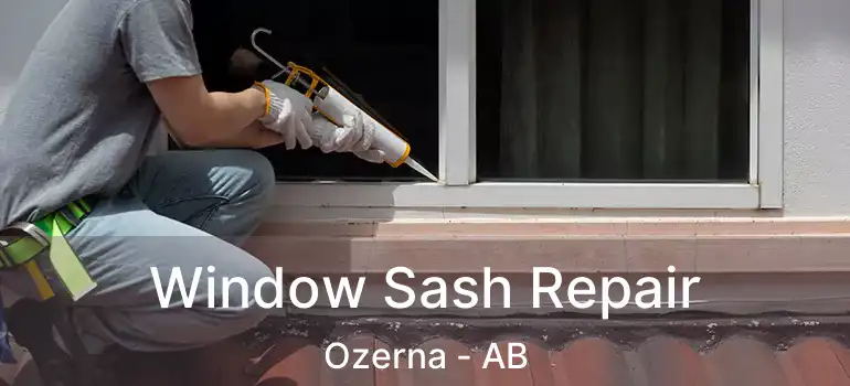  Window Sash Repair Ozerna - AB