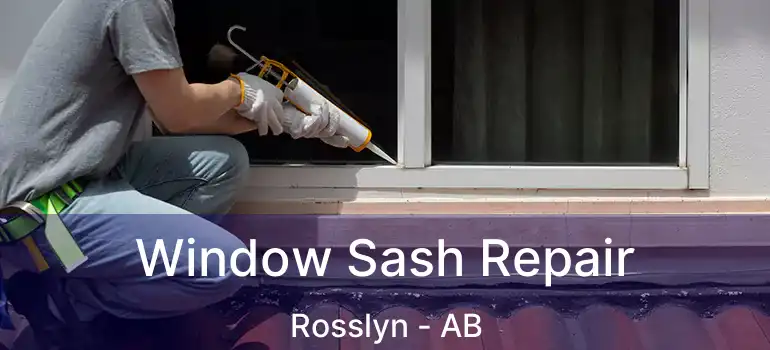  Window Sash Repair Rosslyn - AB