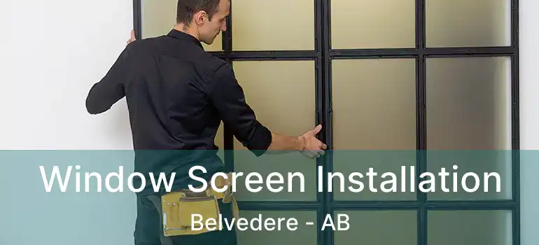  Window Screen Installation Belvedere - AB