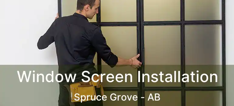  Window Screen Installation Spruce Grove - AB