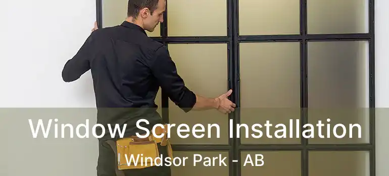  Window Screen Installation Windsor Park - AB