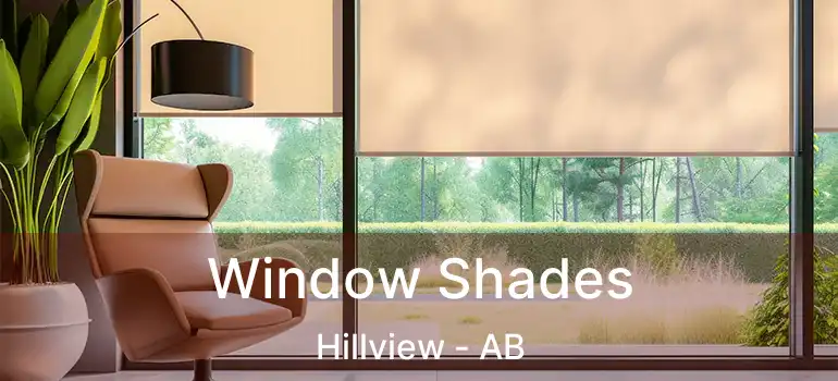  Window Shades Hillview - AB