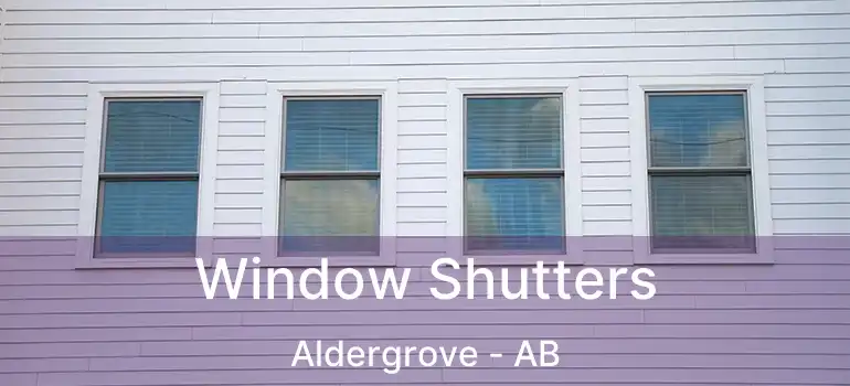  Window Shutters Aldergrove - AB