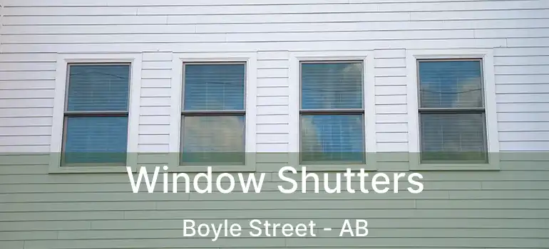  Window Shutters Boyle Street - AB