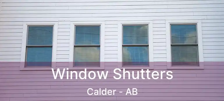  Window Shutters Calder - AB