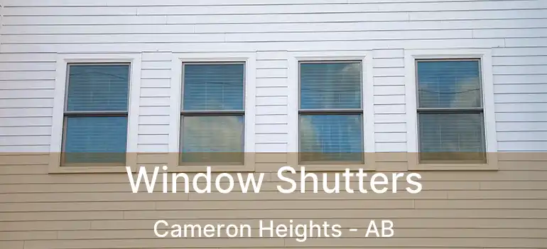  Window Shutters Cameron Heights - AB