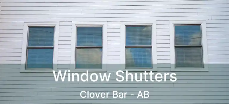  Window Shutters Clover Bar - AB