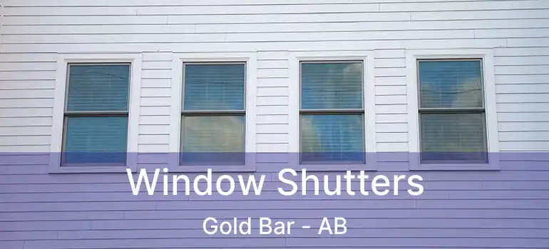  Window Shutters Gold Bar - AB