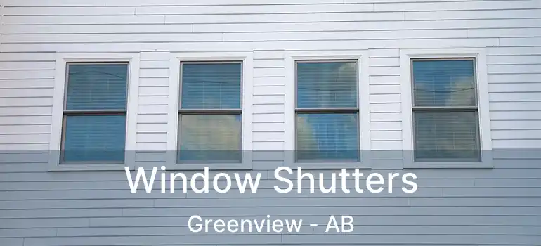  Window Shutters Greenview - AB