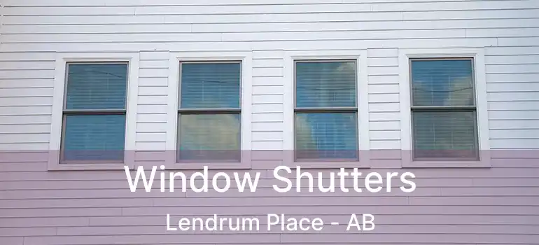  Window Shutters Lendrum Place - AB