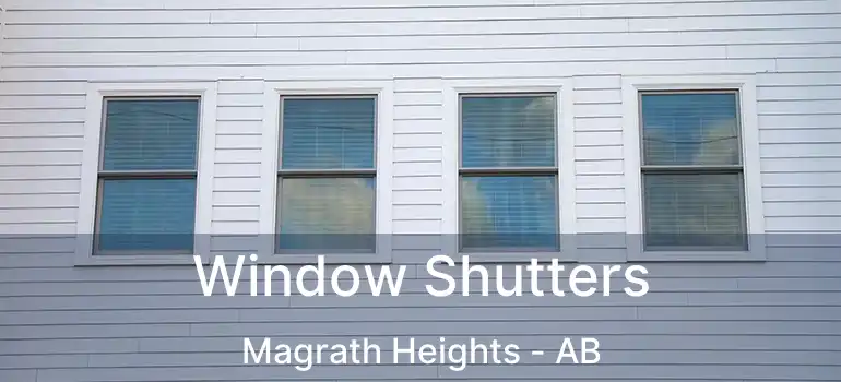  Window Shutters Magrath Heights - AB