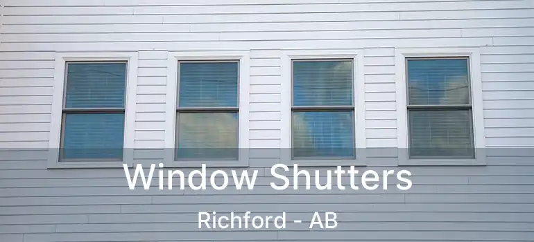  Window Shutters Richford - AB