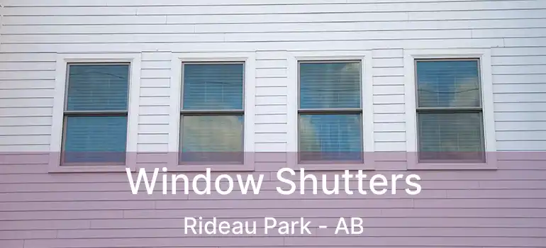  Window Shutters Rideau Park - AB