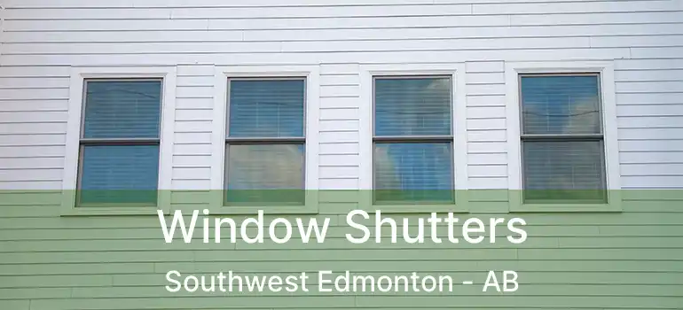 Window Shutters Southwest Edmonton - AB