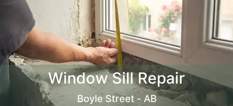  Window Sill Repair Boyle Street - AB