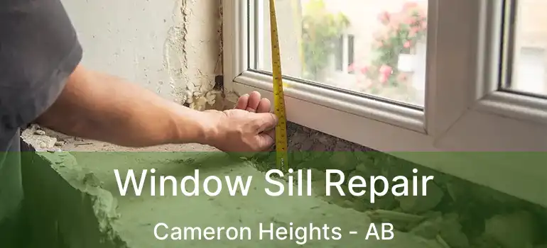  Window Sill Repair Cameron Heights - AB