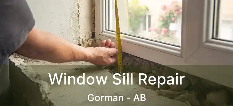  Window Sill Repair Gorman - AB