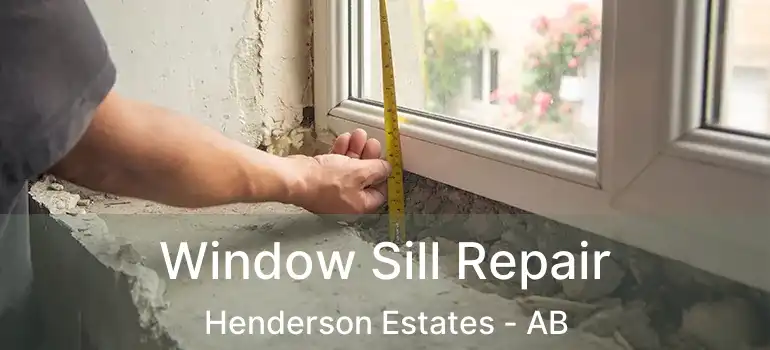  Window Sill Repair Henderson Estates - AB