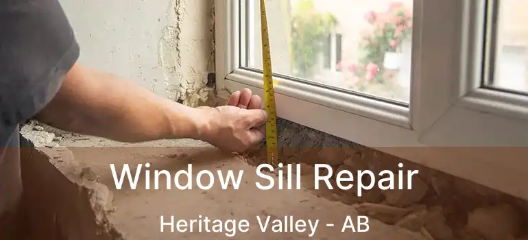  Window Sill Repair Heritage Valley - AB