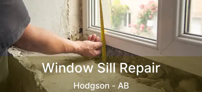  Window Sill Repair Hodgson - AB