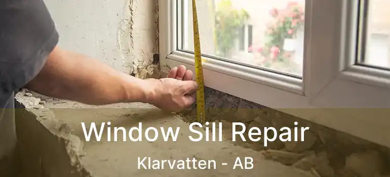  Window Sill Repair Klarvatten - AB