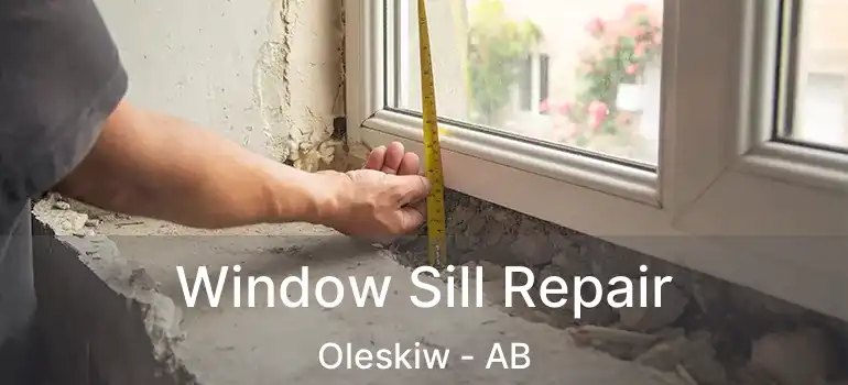  Window Sill Repair Oleskiw - AB