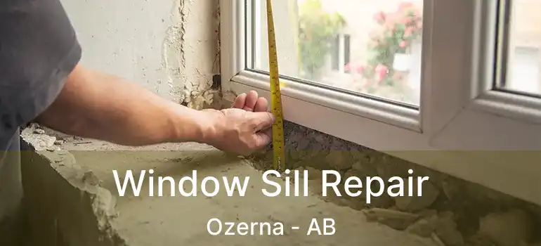  Window Sill Repair Ozerna - AB