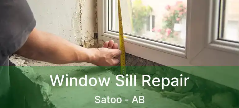  Window Sill Repair Satoo - AB