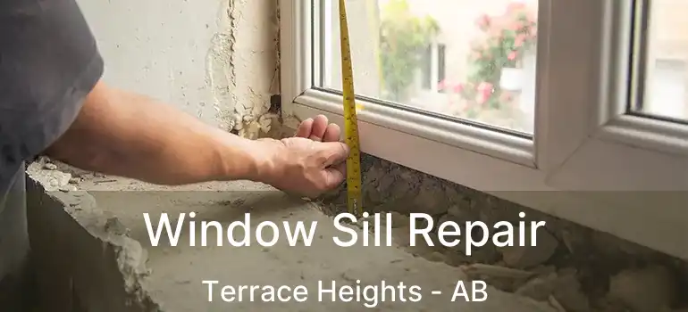  Window Sill Repair Terrace Heights - AB
