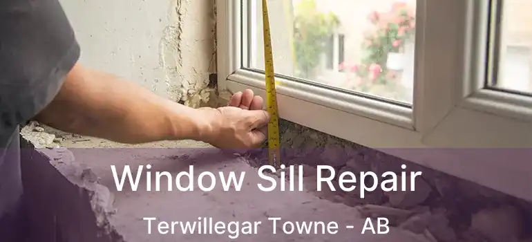  Window Sill Repair Terwillegar Towne - AB