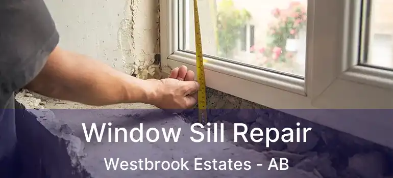  Window Sill Repair Westbrook Estates - AB