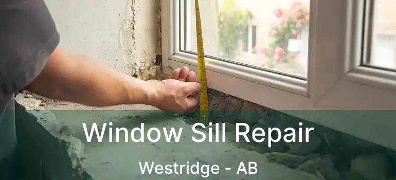  Window Sill Repair Westridge - AB