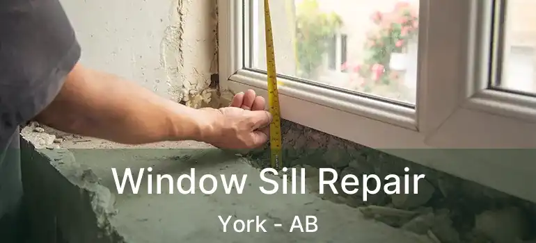 Window Sill Repair York - AB