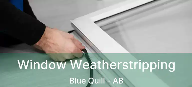  Window Weatherstripping Blue Quill - AB