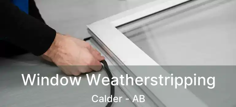  Window Weatherstripping Calder - AB