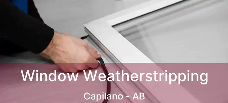  Window Weatherstripping Capilano - AB