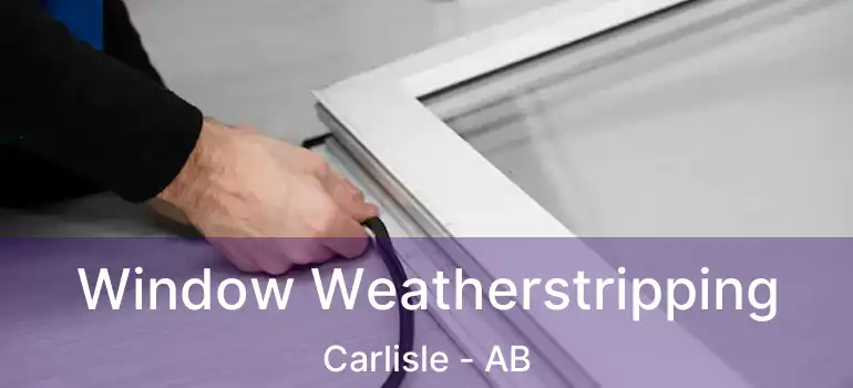  Window Weatherstripping Carlisle - AB