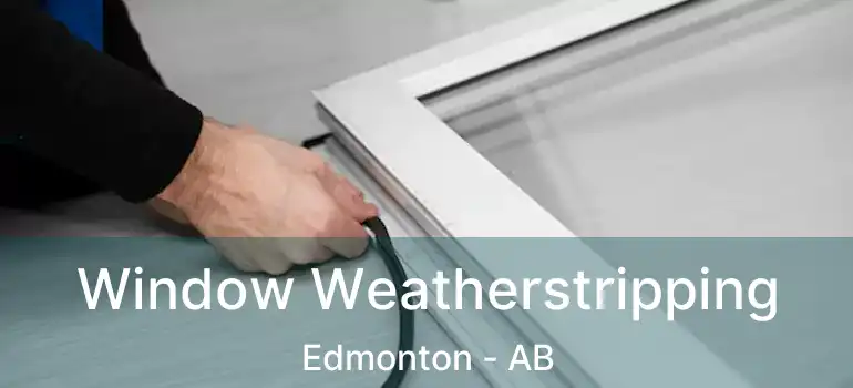  Window Weatherstripping Edmonton - AB