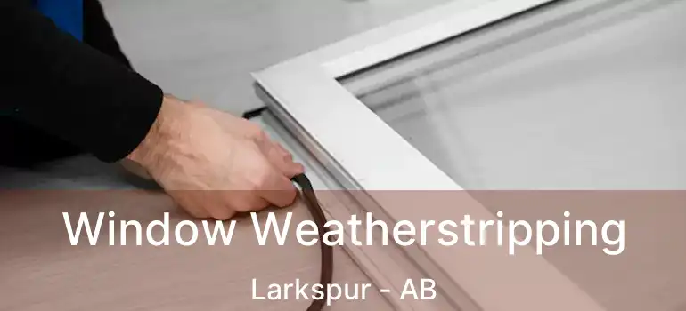  Window Weatherstripping Larkspur - AB