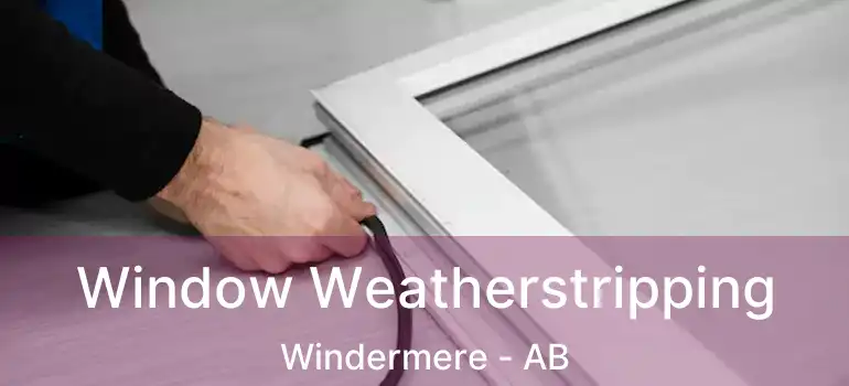  Window Weatherstripping Windermere - AB