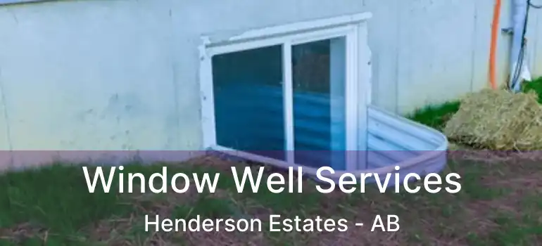 Window Well Services Henderson Estates - AB