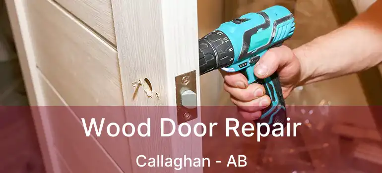  Wood Door Repair Callaghan - AB