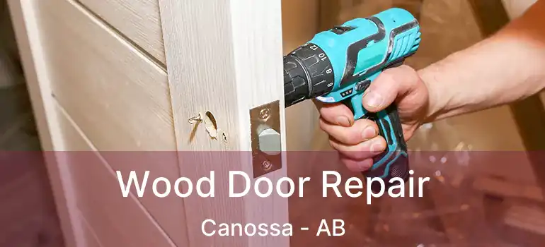  Wood Door Repair Canossa - AB