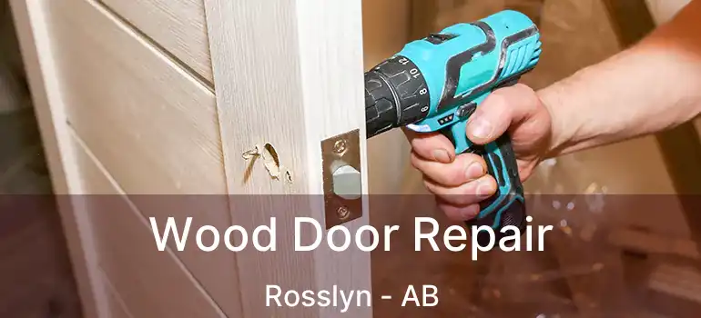  Wood Door Repair Rosslyn - AB